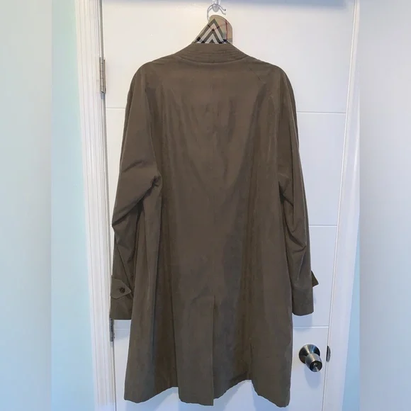 Burberry Nova Check Kensington Green men’s Coat trench size 48r